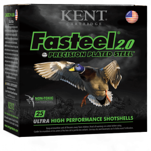 KENT – FASTESTEEL 2.0 12GA 3” 1-1/4 OZ #3 1500FPS 25rds.