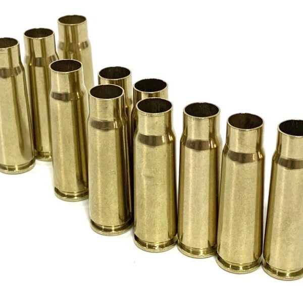 once fired 9mm brass in stock