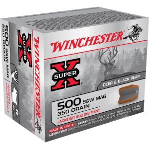 Winchester – Super X 500 S&W 350Gr. JHP 20rds.