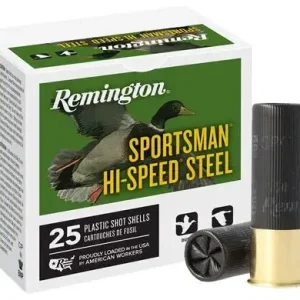 REMINGTON – 12GA 3” 1-1/4OZ #4 HI-SPD STEEL 1400FPS 25rds.