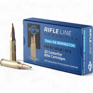 PPU – 7MM-08 REMINGTON PSP BT 140GR 20rds.
