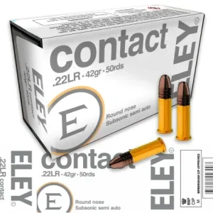 Eley – Contact Subsonic .22LR RN 42Gr. 50rds.