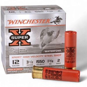 WINCHESTER – XPERT 12GA 3-1/2″ #2 1-3/8OZ 1550FPS 25rds.