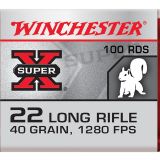 Winchester – .22LR Super-X 40Gr. 1280FPS 100rds.