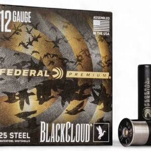 FEDERAL – BLACKCLOUD 12GA 2-3/4” 1-1/8OZ #4 1,500FPS 25RND