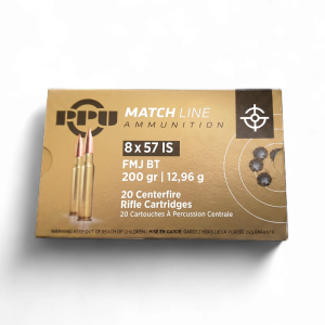 PRVI – 8X57 JS 200gr FMJ-BT MATCH 20rds.