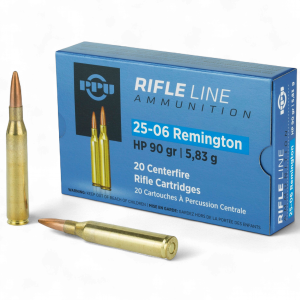 PPU – RIFLELINE .25-06 REMINGTON 90GR 20rds.