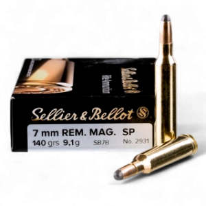 S & B c.7mm Rem Mag 140 GR. SP