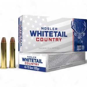 Nosler – 45-70 Govt 300gr. White-Tail Country JSP 20rds.