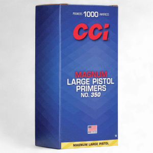 CCI – 100 Magnum Large Pistol Primers no. 350