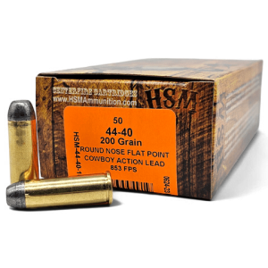 HSM – .44-40 200GR RNFP CAP/CAR LEAD NEW 50Rds