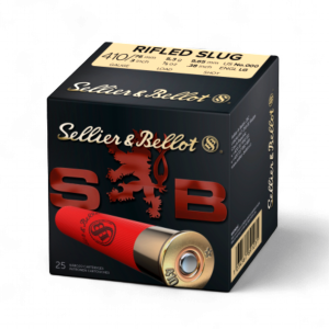S & B  410 GA 3” RIFLED SLUG 25 ROUND