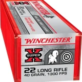 Winchester – .22LR Super-X 40Gr. 1300FPS 100rds.