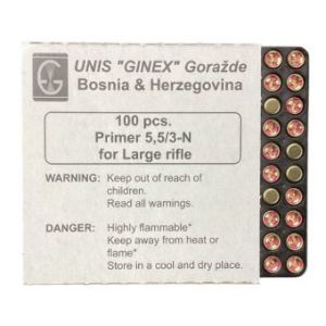 Unis Ginex – Primer Small Rifle 100/Box